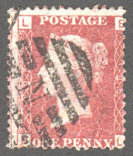 Great Britain Scott 33 Used Plate 195 - BL - Click Image to Close
